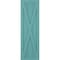 Ekena Millwork True Fit PVC Single X-Board Farmhouse Fixed Mount Shutters, Pure Turquoise, 18W x 42H, PR TFP001FH18X042PT - alternate 3